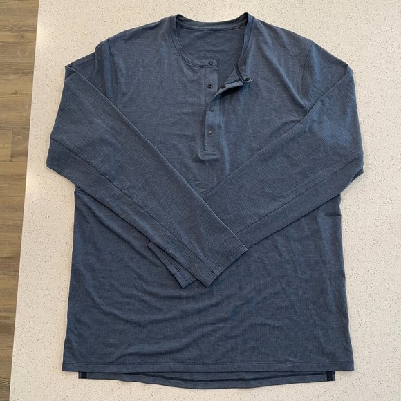 NWOT lululemon Reinstate Long Sleeve Henley Sz L - Picture 1 of 13